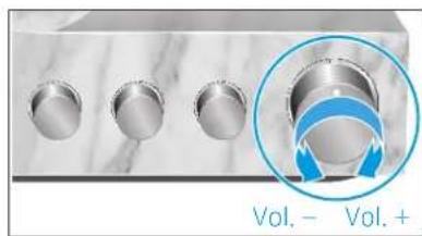 SENNHEISER HE 1 - Bouton marche/arrêt et potentiamètre de volume - 2