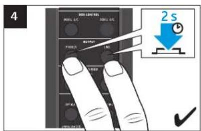 SENNHEISER HE 1 - Régler le niveau de signal des sorties audio OUTPUT - 4