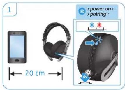SENNHEISER MOMENTUM 2 Wireless - Appairer le casque avec un appareil Bluetooth - 1