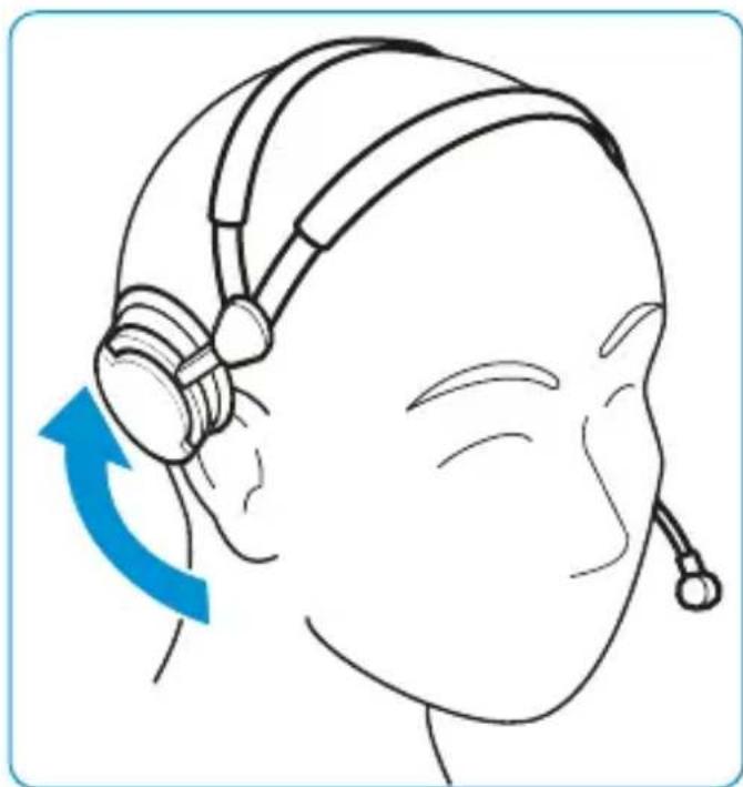 SENNHEISER HMEC 2621 - Hörsystem nach hinten schwenken - 1