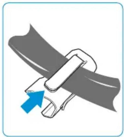 SENNHEISER HMEC 2621 - Fixer le clip ceinture - 1