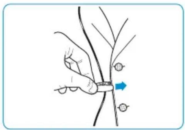 SENNHEISER HMEC 2621 - Fixer le clip ceinture - 4