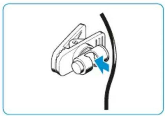 SENNHEISER HMEC 2621 - Fixer le clip ceinture - 3