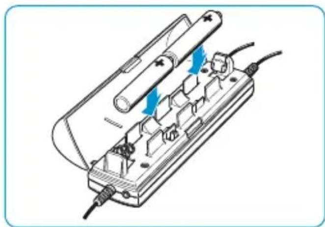 SENNHEISER HMEC 2621 - NoiseGard™ über Batterien/Akkus mit Spannung versorgen - 2