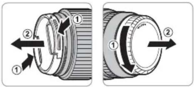 FUJIFILM GF80mmF1.7 R WR - Fjerning av dekselet - 1
