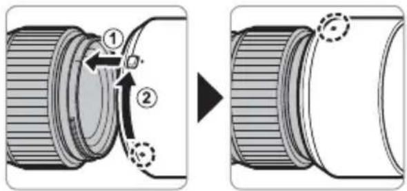 FUJIFILM GF80mmF1.7 R WR - Festing av solblenderen - 1