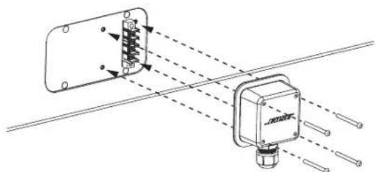BOSE MB210WR - Mounting the Subwoofer with the U-bracket - 6