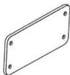 BOSE ArenaMatch AM80 - Module Connect Plate (AMMCPLAT) - 1