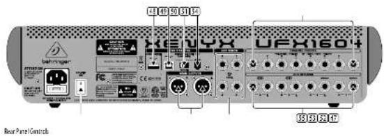 BEHRINGER Xenyx UFX1604 - XENYX UFX1604 Controls - 5