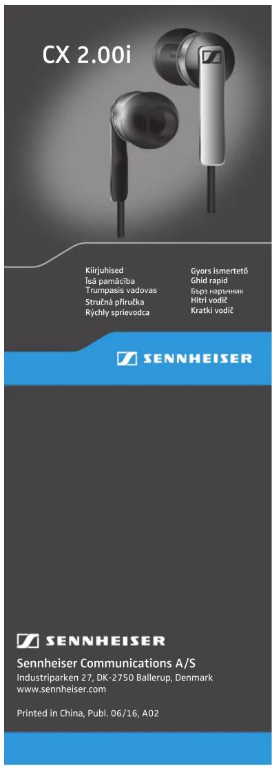 SENNHEISER CX 2.00 - 2