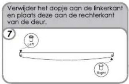 CANDY CCTOS542S - HET WIJZIGEN VAN DE MANIER WAAROP DE DEUREN OPENEN - 7