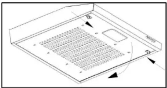 CANDY CFT624S - Changing a light bulb - 1