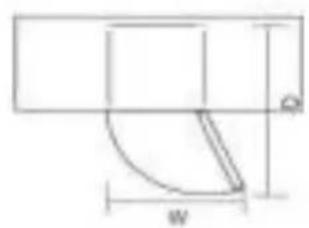 CANDY CMDDS 5142SN - Door Space Requirements - 1