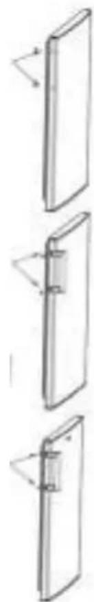 CANDY CMDDS 5142SN - DEURKLINK INSTALLEREN (optioneel) - 1