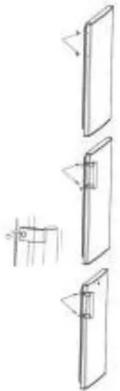 CANDY CMDDS 5142SN - INSTALLAZIONE DELLA MANIGLIA (opzionale) - 1