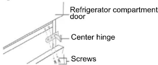 CANDY CMCL 4142WN - Reversing the Door Swing - 2