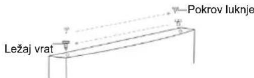 CANDY CMCL 4142WN - Sprememba smeri odpiranja vrat - 7