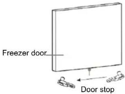 CANDY CMCL 4142WN - Reversing the Door Swing - 6