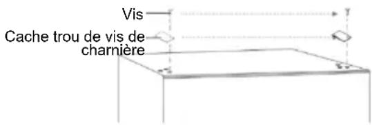 CANDY CMCL 4142WN - Inverser le sens d'ouverture de la porte - 12