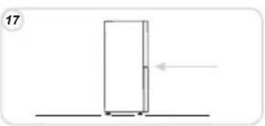 CANDY CCFET 6182WH - REVERSIBILITY OF THE DOOR (ELECTRONIC) - 16