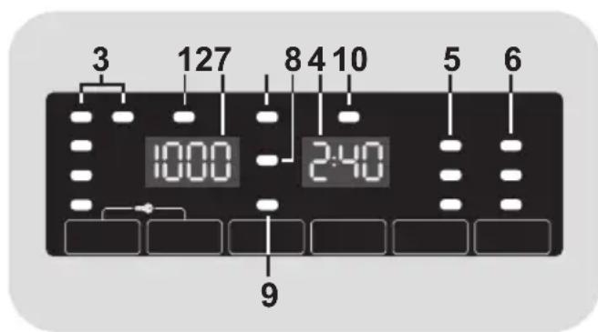 3 127 8 4 10 5 6 1000 2:40 9