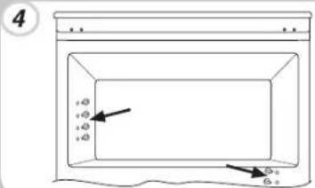 CANDY CBL 140 A - INVERSER LE SENS D'OUVERTURE DU CONGELATEUR - 7