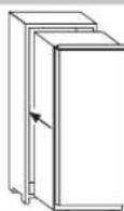 CANDY CBL 140 A - INSTALLATION DE L'APPAREIL DANS UNE COLONNE - 2