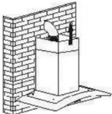 CANDY CCE90NX1 - INSTALLAZIONE a parete (scarico esterno) - 7