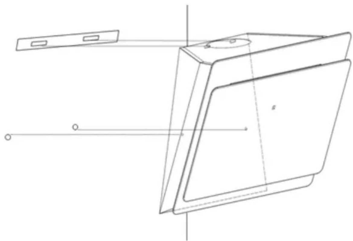 CANDY CCE90NX1 - Za nagnuti panel model - 1