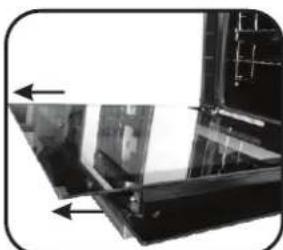 CANDY FCXE825VXE - REINIGUNG DER BACKOFEN-GLASTÜR - 6