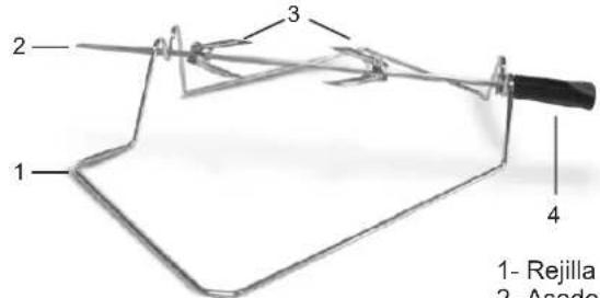 CANDY FCXE825VXE - ASADOR (DEPENDE DEL MODELO) - 1