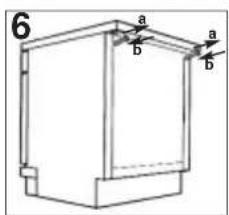 CANDY CDF8 615X1S - IMPORTANT   Dupa indepartarea suprafetei   superioare, suruburile trebuie sa fie   prinne la loc sub marginea din   spate a suprafetei (Fig. 6B). - 2