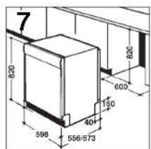 CANDY CDF8 615X1S - IMPORTANT   Dupa indepartarea suprafetei   superioare, suruburile trebuie sa fie   prinne la loc sub marginea din   spate a suprafetei (Fig. 6B). - 3