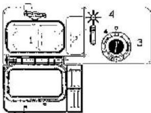 CANDY LS CD 675 SX - Filling the detergent container - 1