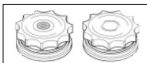 CANDY LS CD 675 SX - Indicator da quantidade de sal - 1