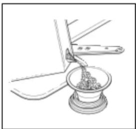 CANDY LS CD 675 SX - Loading the salt - 1