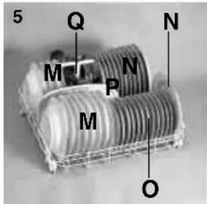 CANDY LS DSI 730 X - cesto superiore (fig. 4) - 1