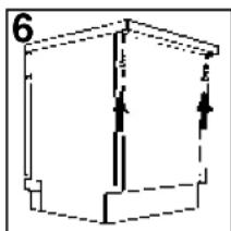 CANDY LS DSI 730 X - Fitting panels (some models only) - 2