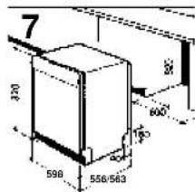 CANDY LS CD 702 T - Fitting panels (some models only) - 3