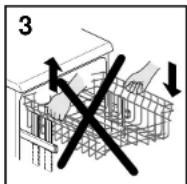 CANDY LS CD 702 T - ADJUST BASKET TO THE LOWER POSITION: - 3