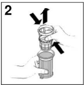 CANDY LS CD 702 T - Cleaning the filters - 2