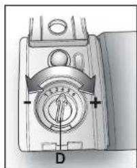 CANDY CDS350XDUEDI - Regulating the rinse aid from 1 to 6 - 1