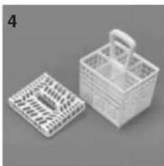 CANDY CDS350XDUEDI - Cesto inferiore (fig. 3) - 1