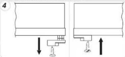 CANDY CDMEE 3750 - INVERSER LE SENS D'OUVERTURE DES PORTES - 4