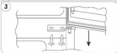 CANDY CDMEE 3750 - INVERSIONE DEL SENSEO DI APERTURA DELLE PORTE - 3