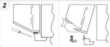CANDY CDMEE 3750 - INVERSER LE SENS D'OUVERTURE DES PORTES - 2