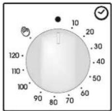CANDY FET 649 XL - ИСПОЛЬЗОВАНИЕ ТАЙМЕРА ОКОНЧАНИЯ ВРЕМЕНИ ПРИГОТОВЛЕНИЯ - 1