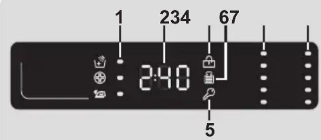 CANDY CS 1292D3PS - Display digital - 1