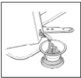 CANDY LS CDW 578 - Loading the salt - 1