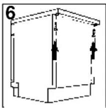 CANDY LS A50011 A - Fitting panels (some models only) - 2